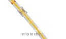 2 Pin 8mm Strip to Strip COB LED Strip Connector COB Tape Lights Extension Wire Fixed Clamp Clip