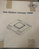 Gas Station LED Canopy Light AC120-347V 150W 5000K Square White
