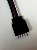 RGBW 5 Pin Female / Male Wire Adapter 5''