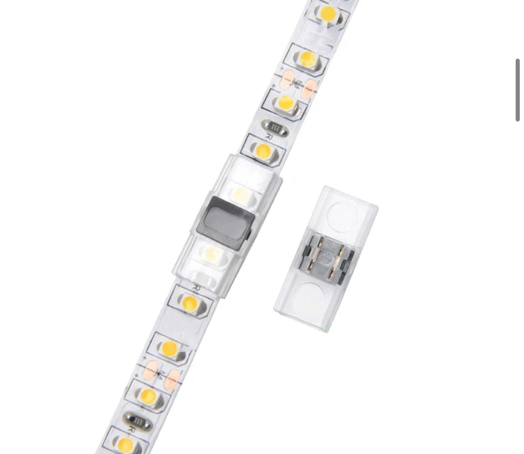 10mm 2 Pin Strip to Strip Quick Connector for LED Strip Light