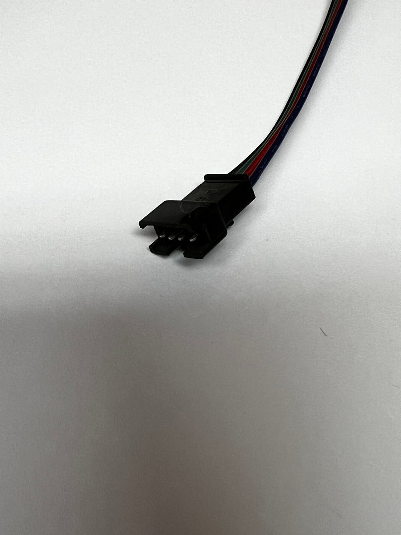 RGB 4 Pin Male Wire Adapter 8''