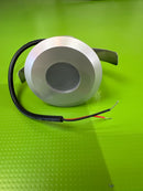 LED Cabinet Light DC12V 0.8W Waterproof 6000K Cool White Daylight Round Silver