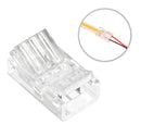 (5 PCS per Bag) 2 Pin 8mm Strip to Wire COB LED Strip Connector COB Tape Lights Extension Wire Fixed Clamp Clip