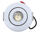 DC12V 1W 6000K Gimbal Round White Dimmable MW LED Cabinet Stair Spot LightCool White Daylight
