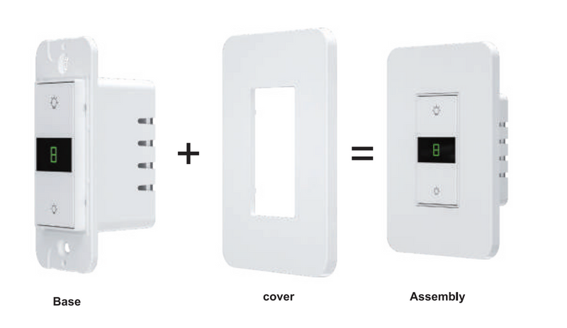 VO Smart WiFi Dimmer Switch 15A 500W AC110-125V with LED Display White