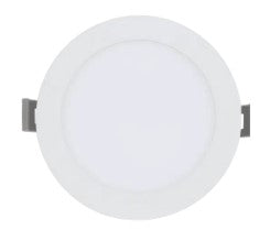 VOTATEC 6" LED Slim Flat Panel Fixture Ceiling Pot Light 120V 12W = 60W 5CCT with Switch Dimmable Round White with Junction Box