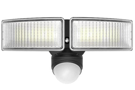 VO Motion Security Light 2 Head 4000K 2X12W Black