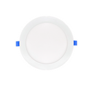 DAWNRAY 8'' Round Flat White 5CCT 24W LED Slim Panel Ceiling Pot Light with Junction Box