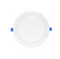 DAWNRAY 8'' Round Flat White 5CCT 24W LED Slim Panel Ceiling Pot Light with Junction Box