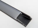 PV 9ft 6in 0.5'' Black Slim Surface Mount Aluminum Channel (Pick up Only)