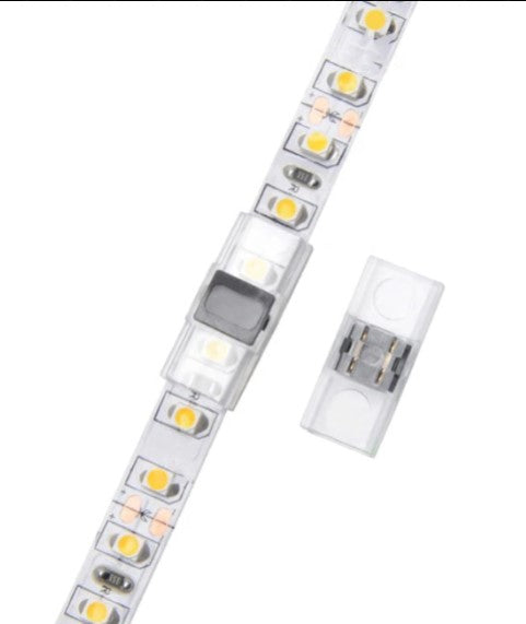 5PCS 10mm 2 Pin Strip to Strip Quick Connector for LED Strip Light