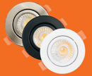 VO 3" Gimbal Black 7W 5CCT 560LM LED Downlight Fixture Ceiling Pot Light Dimmable Round with Junction Box