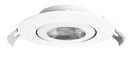 VO Slim 4” Gimbal 10W 5CCT 820LM Round White LED Fixture Ceiling Pot Light Dimmable with Junction Box