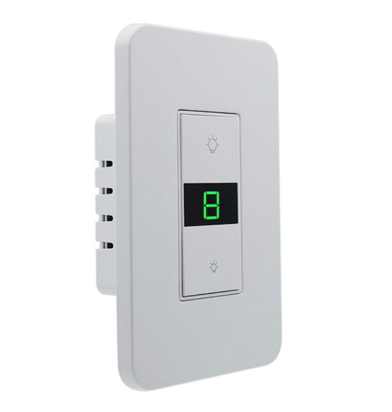 VO Smart WiFi Dimmer Switch 15A 500W AC110-125V with LED Display White