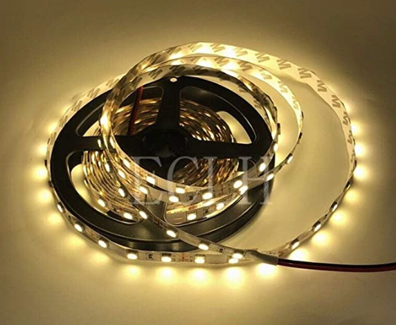 2835 24V 3000K Warm White 36W 288Chips 16FT IP33 Flexible LED Strip Light Non-Waterproof LD