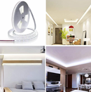 2835 24V 72W 576Chips 16FT 5000K Cool White Flexible LED Strip Light IP33 Non-Waterproof