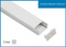 2.9M Surface Mount Aluminum Profile Channel White 9ft 6in