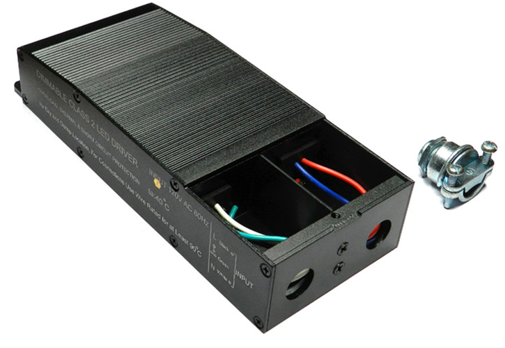 Ajax Lighting 12V 60W Dimmable LED Driver Power Supply Transformer with Enclosure Junction Box