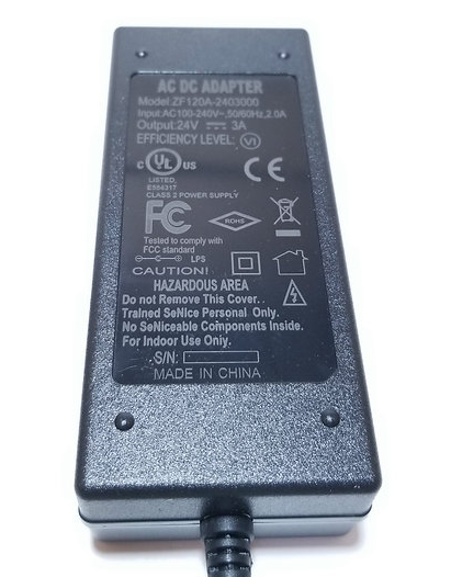 24V 3A Class2 LED AC/DC Power Supply Adapter Plug-In 04105 LD