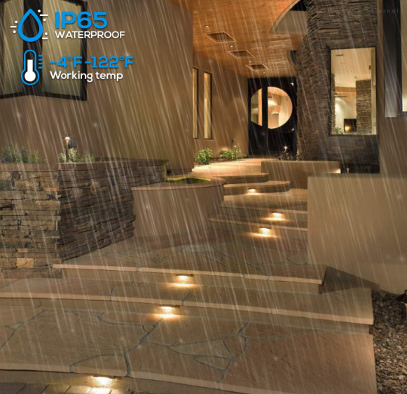 7” LED Hard Scape Paver Light 12V 5W IP65 Waterproof 2700K Warm White