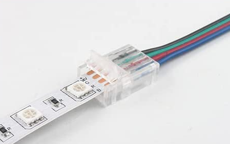 Clear LED Strip RGB Quick Connector 1PCS