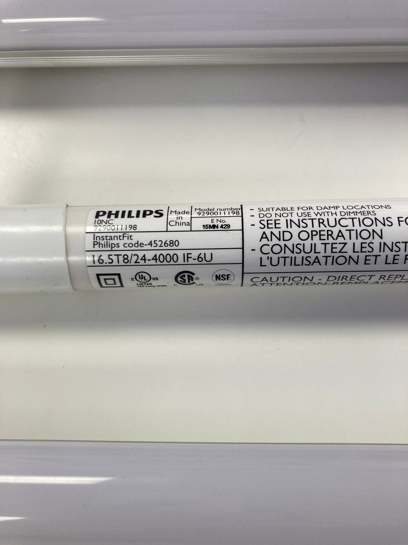 PHILIPS InstantFit LED T8 U-Shape Tube Light 24V 16.5W 4000K Natural White 