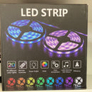 LED Strip Running RGB with Smart Remote & 8AM Transformer 32FT Per Pack 600 chips