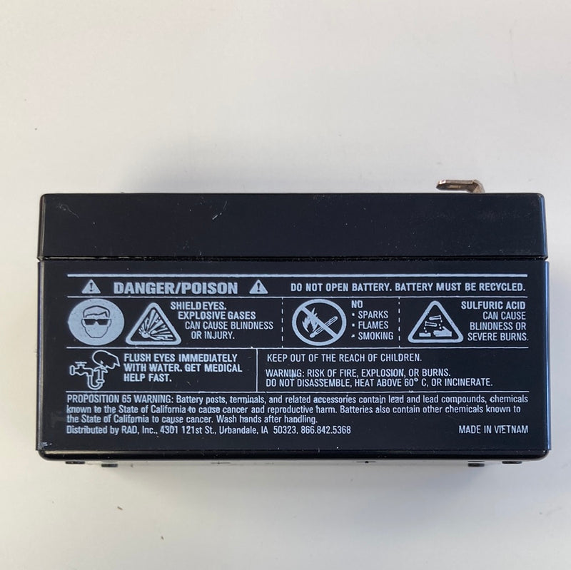 INTERSTATE BATTERIES 12V 1.3Ah Replacement Battery Rechargeable