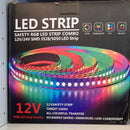 LED Strip Running RGB with Smart Remote & 5AM Transformer 16FT Per Pack