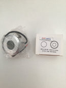 LED Cabinet Light Step Light Stair Light 12V 0.8W 5500K-6000K Cool White Daylight Round Silver